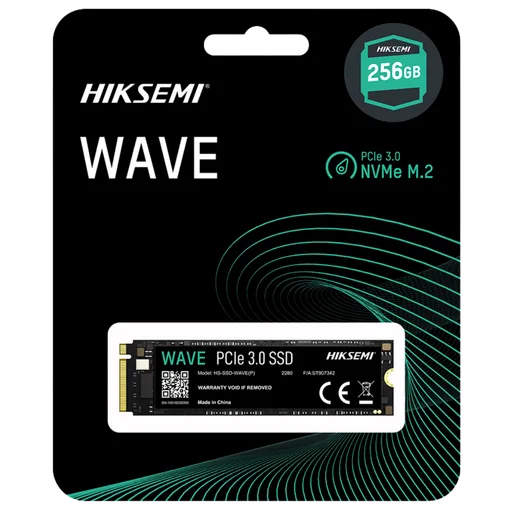 Disco sólido SSD HIKSEMI Wave 256GB M.2 NVMe PCIe 3.0 2280MB/s