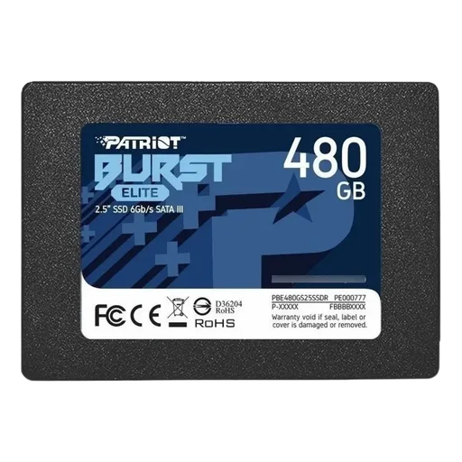 Disco sólido SSD Patriot Burst Elite 480GB SATA III 2.5" 450MB/s