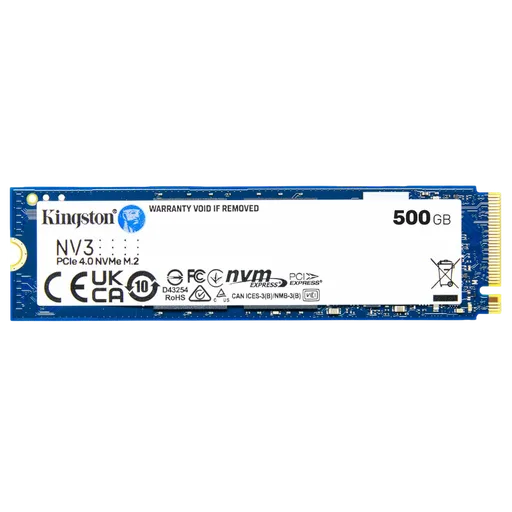 Disco sólido SSD Kingston NV3 500GB M.2 NVMe PCIe 4.0 5000MB/s