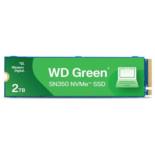Disco sólido SSD WD Green SN350 2TB M.2 NVMe PCIe 3.0 3200MB/s