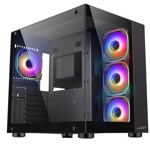 Gabinete Sentey A30 Gs-8100 TG C/Coolers x4 ARGB Vidrio Templado