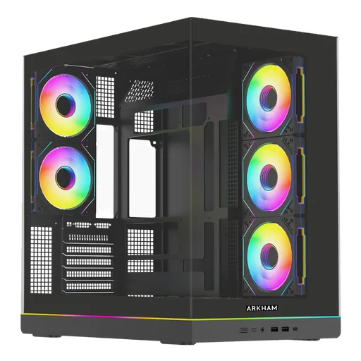 Gabinete Arkham Rascal C/Coolers X5 ARGB