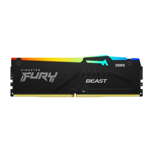 Memoria RAM Kingston Fury Beast DDR5 16GB 6000MHz Negra RGB CL36
