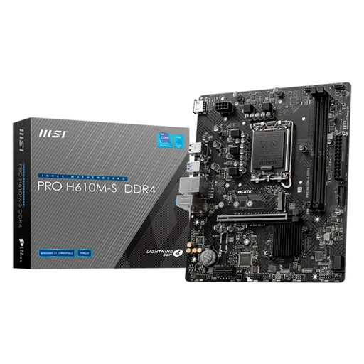 Motherboard MSI Pro H610m-S LGA1700 DDR4