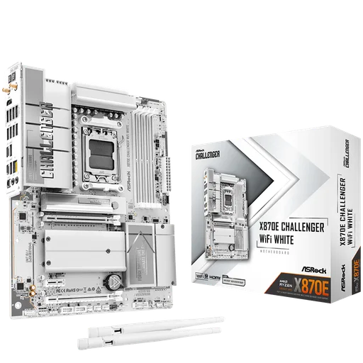 Motherboard ASRock X870E Challenger WiFi White AM5 DDR5