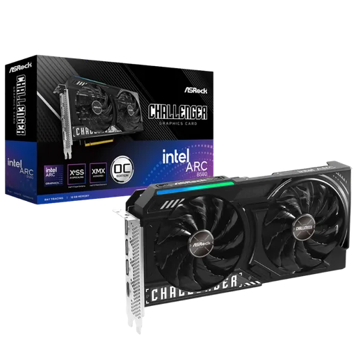 Placa de Video ASRock Intel Arc B580 12GB Challenger OC