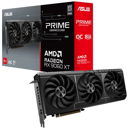 Placa de Video ASUS Prime AMD Radeon RX 9060 XT 8GB OC