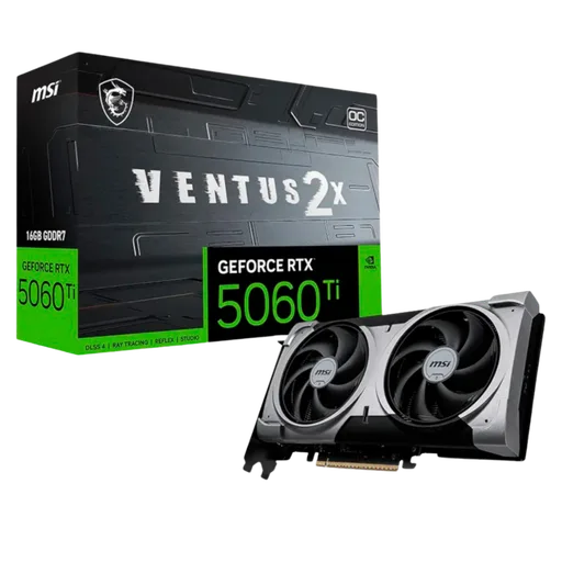 Placa de Video MSI NVIDIA GeForce RTX 5060 Ti 8GB Ventus 2X OC Plus