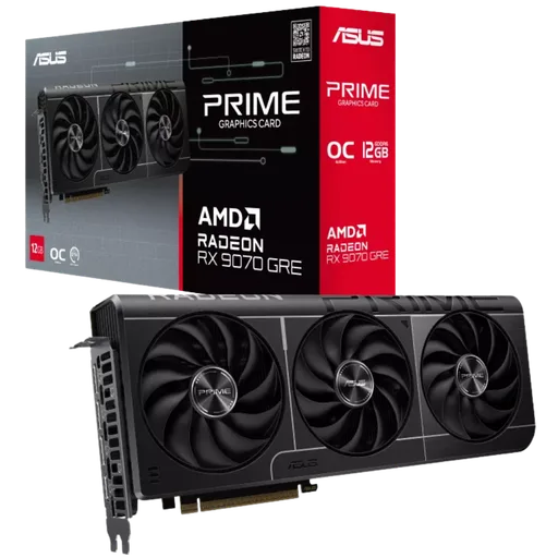 Placa de Video ASUS Prime AMD Radeon RX 9070 GRE OC 12GB