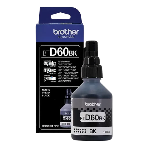 Botella Tinta Brother BTD-60BK 6500 Pag (Negro)