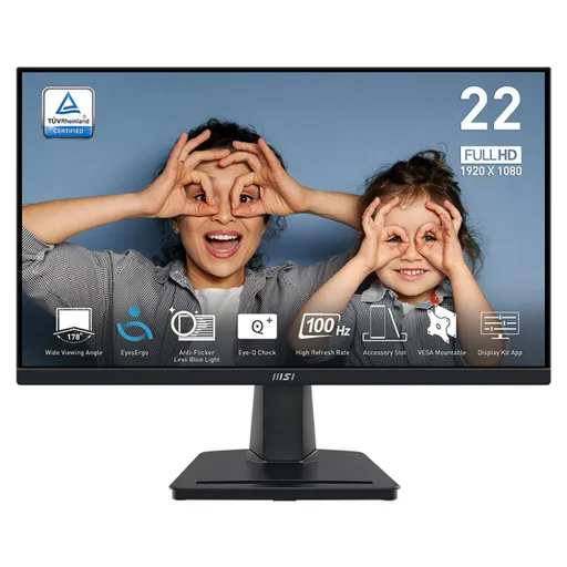 Monitor MSI PRO 22" Full HD 100Hz MP225V 3PE0