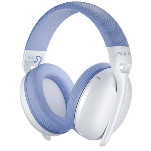 Auricular AULA S6 Wireless Blue/White