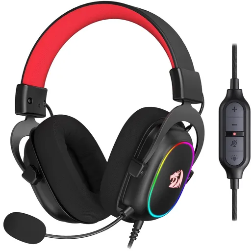 Auricular Redragon Zeus X Stereo Black RGB