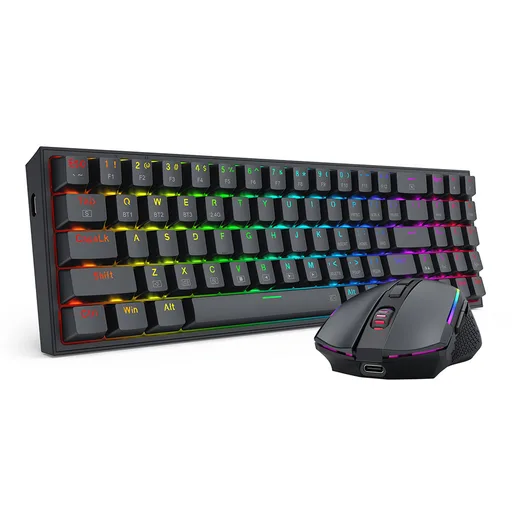 Gaming Kit Tec+Mouse Redragon S136 Inalámbrico
