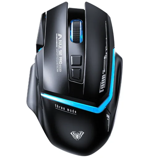 Mouse AULA S12 Pro 12800 DPI RGB