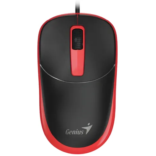 Mouse Genius Dx-123 USB Negro/Rojo