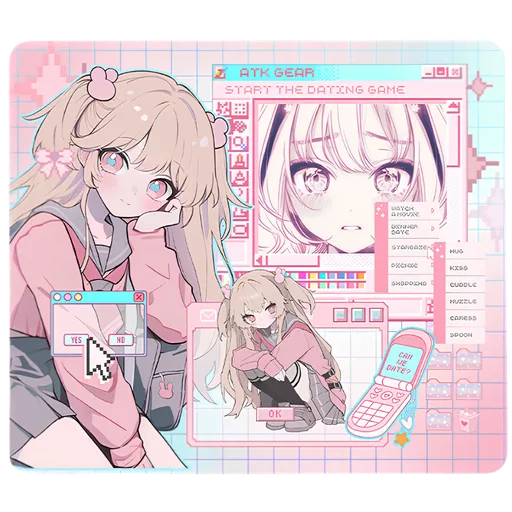 Mousepad ATK Nana Anime L 490x420x4mm