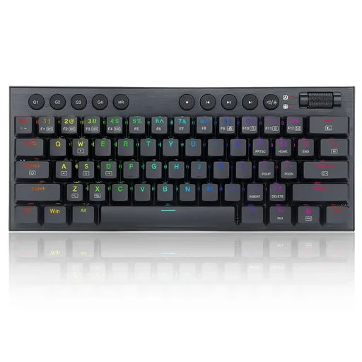Teclado Mecánico Redragon Horus Mini Pro Con Red Switch Inglés Wireless