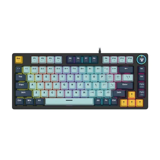Teclado Mecánico Fantech ATOM81 MK875V2 Taro Switch Ingles Negro RGB