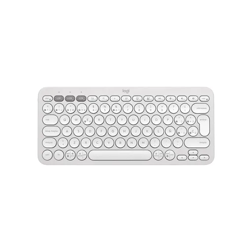 Teclado Logitech K380S Pebble Keys 2 Español Wireless Blanco