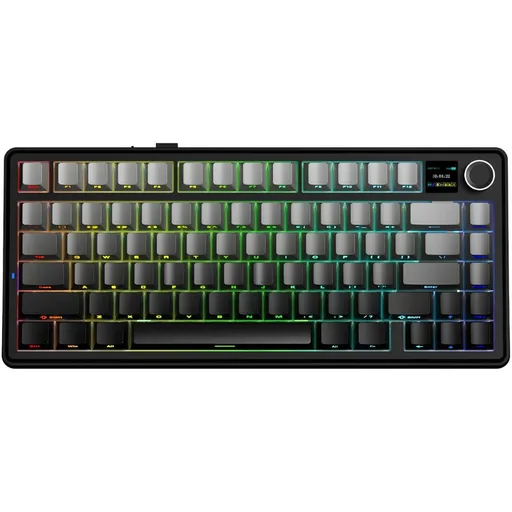 Teclado Mecánico AULA F75 Max Reaper Switch Wireless Grey Degrade RGB