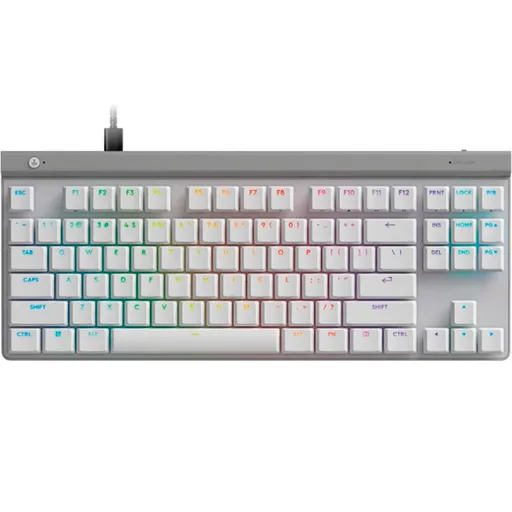 Teclado Logitech G515 Gaming Lightsync Blanco RGB