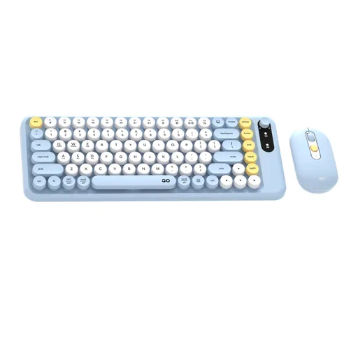 Combo Teclado Mecánico y Mouse Fantech Go Mochi85 WK898 Inglés Wireless