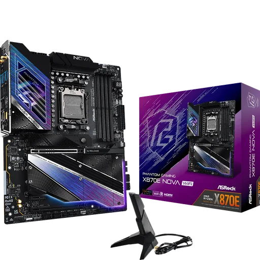 Motherboard ASRock Phantom Gaming X870E Nova WiFi AM5 DDR5