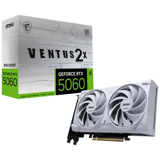 Placa de Video MSI NVIDIA GeForce RTX 5060 8GB Ventus 2X OC