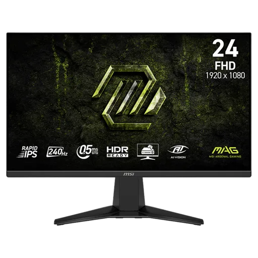 Monitor Gamer MSI MAG 245F X24 24" Full HD IPS 240Hz