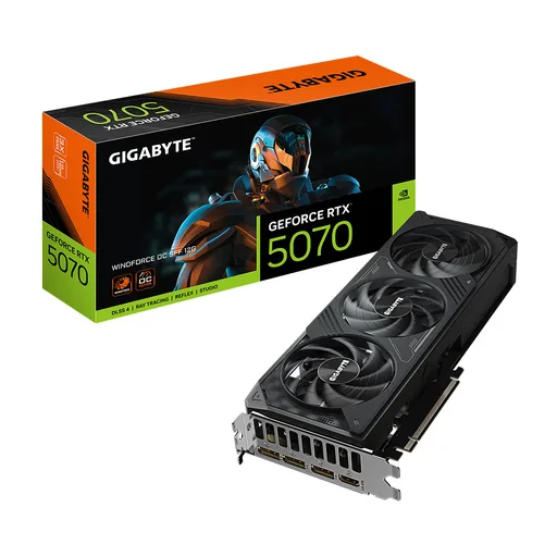Placa de Video Gigabyte NVIDIA Geforce RTX 5070 Windforce OC SFF 12GB