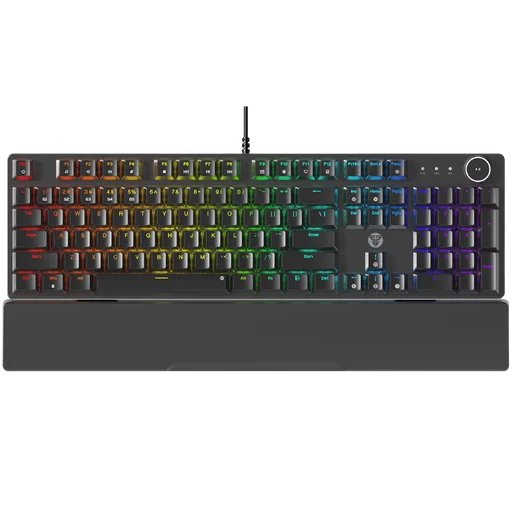 Teclado Mecánico Fantech Maxpower II Lemon Switch Ingles Black ARGB