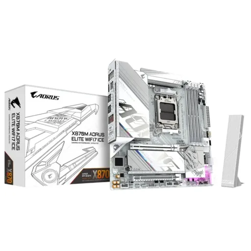 Motherboard Gigabyte X870M Aorus Elite WiFi7 Ice AM5 DDR5