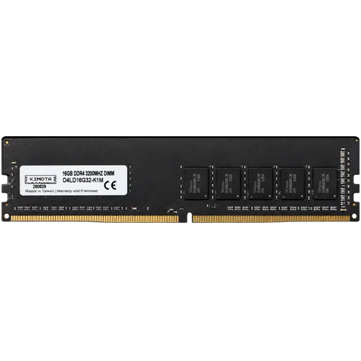 Memoria RAM Kimota DDR4 16GB 3200MHz