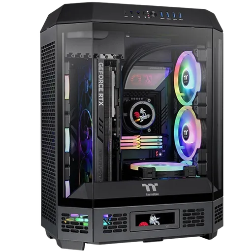 Gabinete Thermaltake The Tower 600 TG C/Coolers x2 ARGB Vidrio Templado