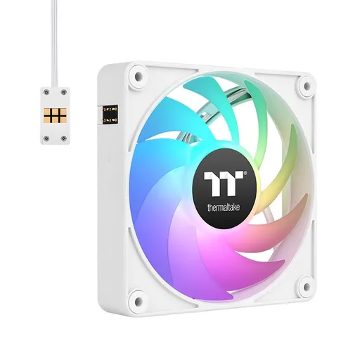 Fan Cooler Thermaltake CT140 EX ARGB White Pack x3