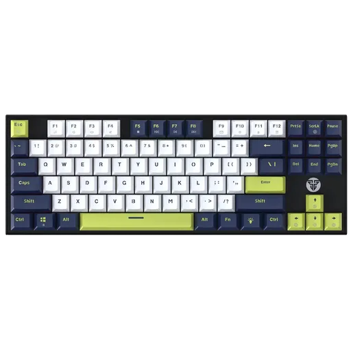 Teclado Mecánico Fantech ATOM87S Rosie Switch Ingles White RGB