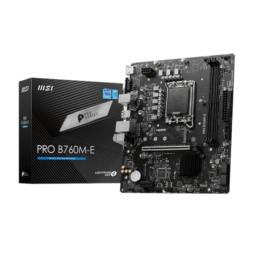 Motherboard MSI Pro B760M-E LGA1700 DDR5