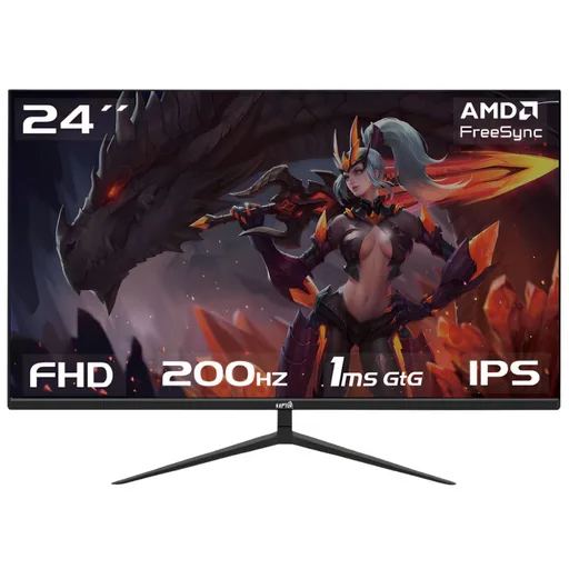 Monitor Gamer Raptor Hawk Eye Frameless 24" Full HD IPS 200Hz