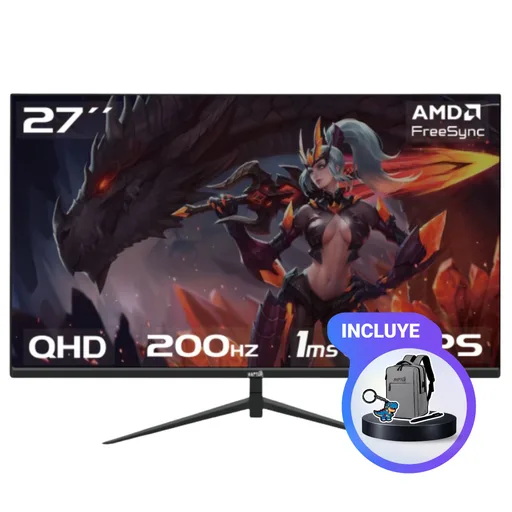 Monitor Gamer Raptor Hawk Eye Frameless 27" QHD IPS 200Hz