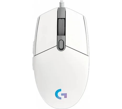 Mouse Logitech G203 Lightsync RGB White