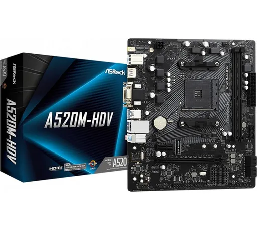 Mother ASRock A520M-HDV AM4