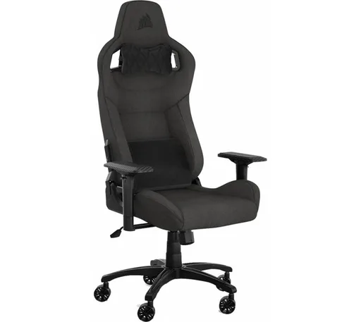 Silla Gamer Corsair T3 Rush Fabric Carbon 4D (Peso MAX. 120kg)