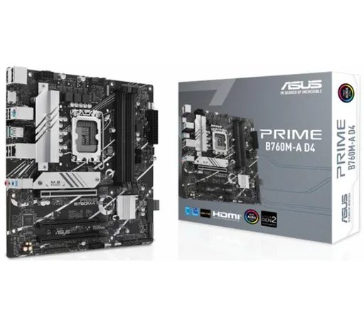 Mother ASUS Prime B760M-A D4 12/13th Gen LGA1700 DDR4