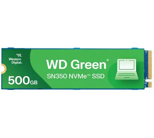 Disco Sólido SSD M.2 WD 500GB Green SN350 2400MB/s PCI-e Gen3 x4