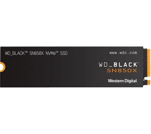 Disco Sólido SSD M.2 WD 4TB Black SN850X 7300MB/s NVMe PCIe Gen4 x4