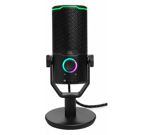 Micrófono JBL Quantum Stream Studio Profesional Condensador RGB USB-C