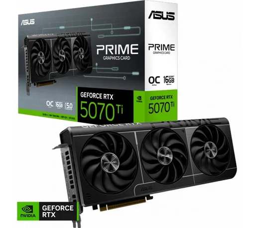 Placa de Video ASUS Prime GeForce RTX 5070 Ti 16GB GDDR7 OC