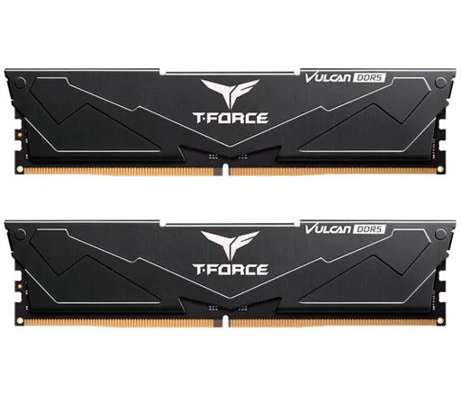 Memoria Team DDR5 32GB (2x16GB) 6000MHz T-Force Vulcan Black CL30 Intel XMP / AMD EXPO