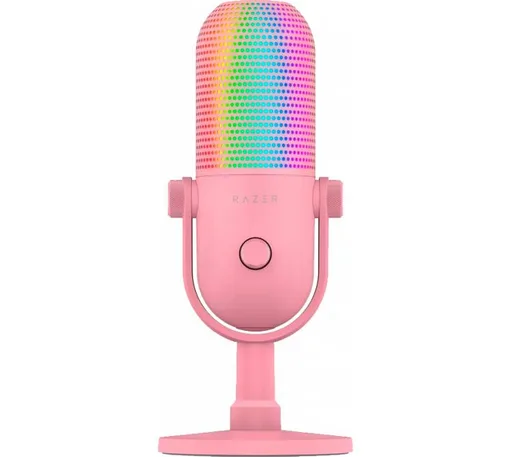 Micrófono Razer Seiren V3 Chroma RGB Rose